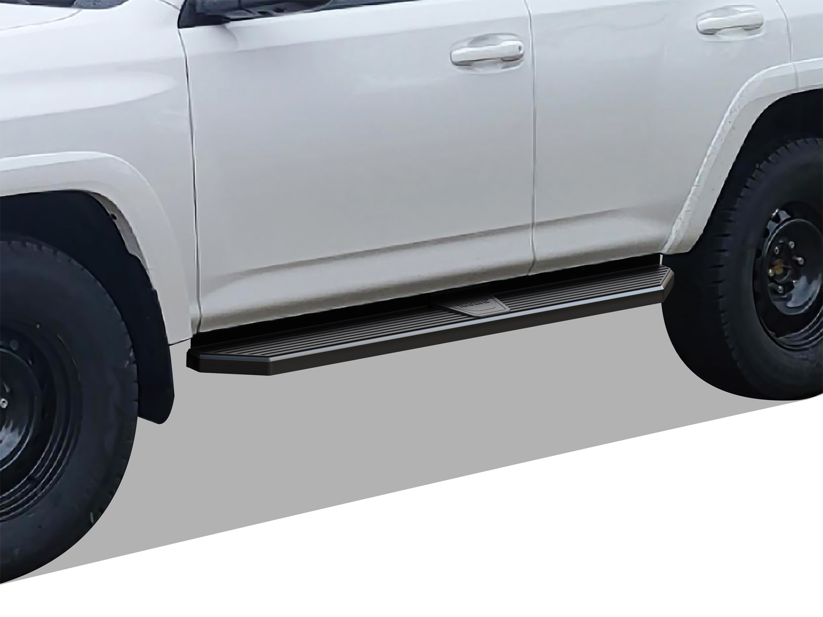 APS Black Flat Running Boards Style Fit 14-24 Toyota 4Runner SR5